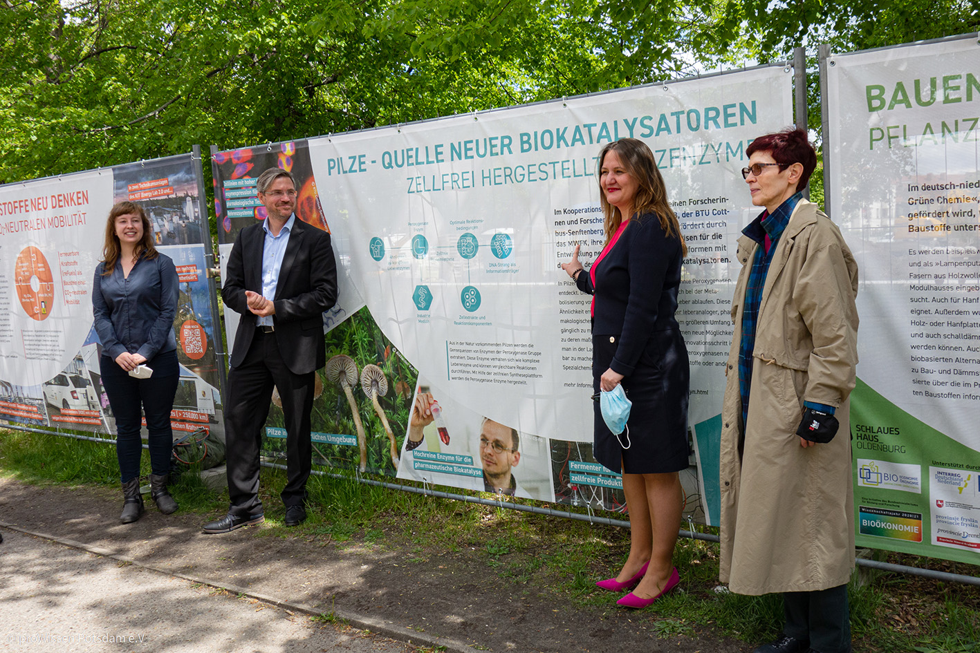»Bioökonomie findet Stadt« – Ausstellungseröffnung in der Potsdamer Innenstadt